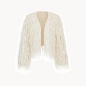 Handmade Alpaca Merino Cardigan: Cropped Open Front Knit Sweater