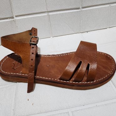 Moroccan Sandals For Women – Handmade Leather Flats With Buckle Strap, Boho Minimalist Summer Footwear, Traditional Artisanal Moroccan Shoes