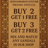 Handmade Moroccan Women Sandals – Turquoise Strap With Hamsa Charm | Leather Flats